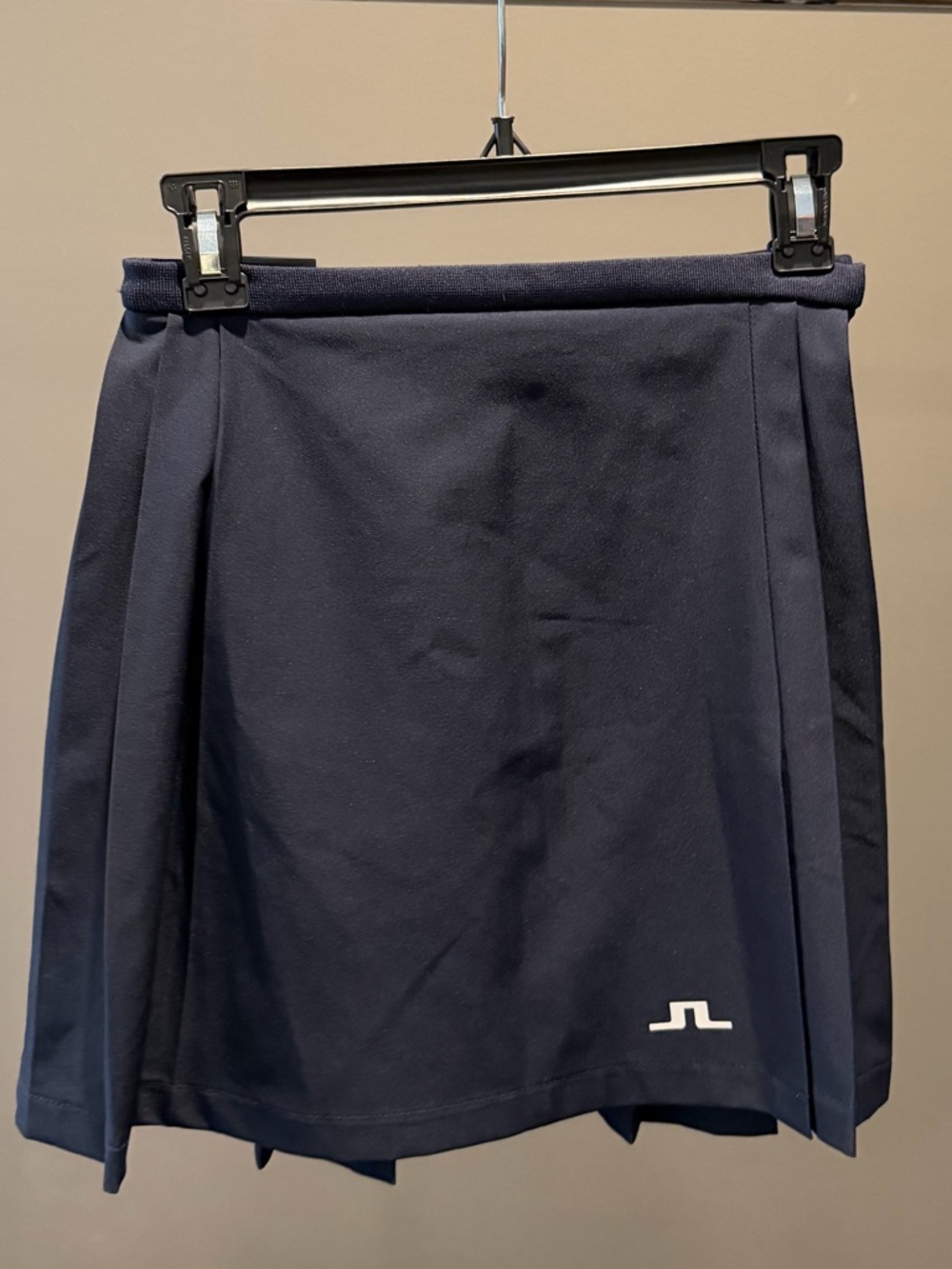 J.Lindeberg Deep Navy Tennis Skort with Pleated Detail